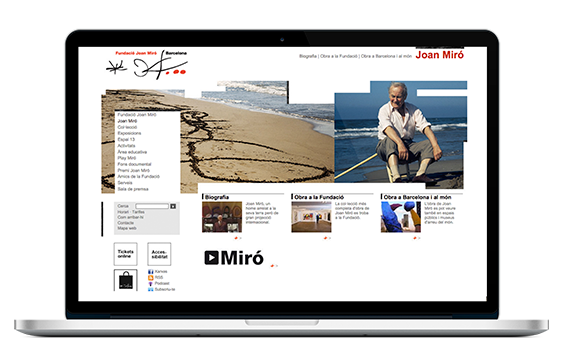 Joan Miró Foundation website