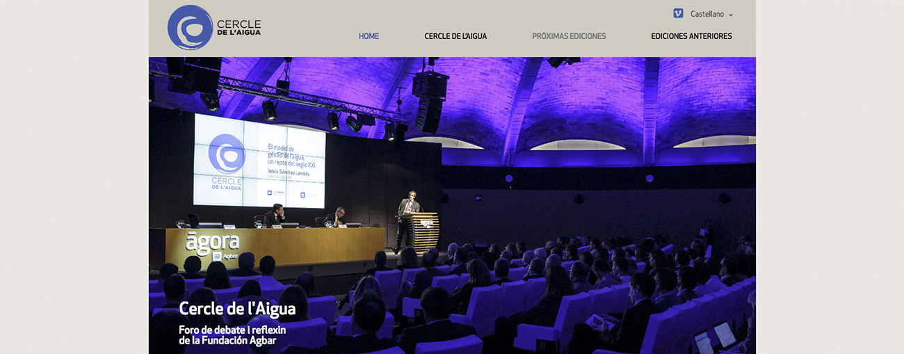 Cercle de l'Aigua website